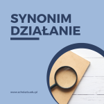 działanie synonim