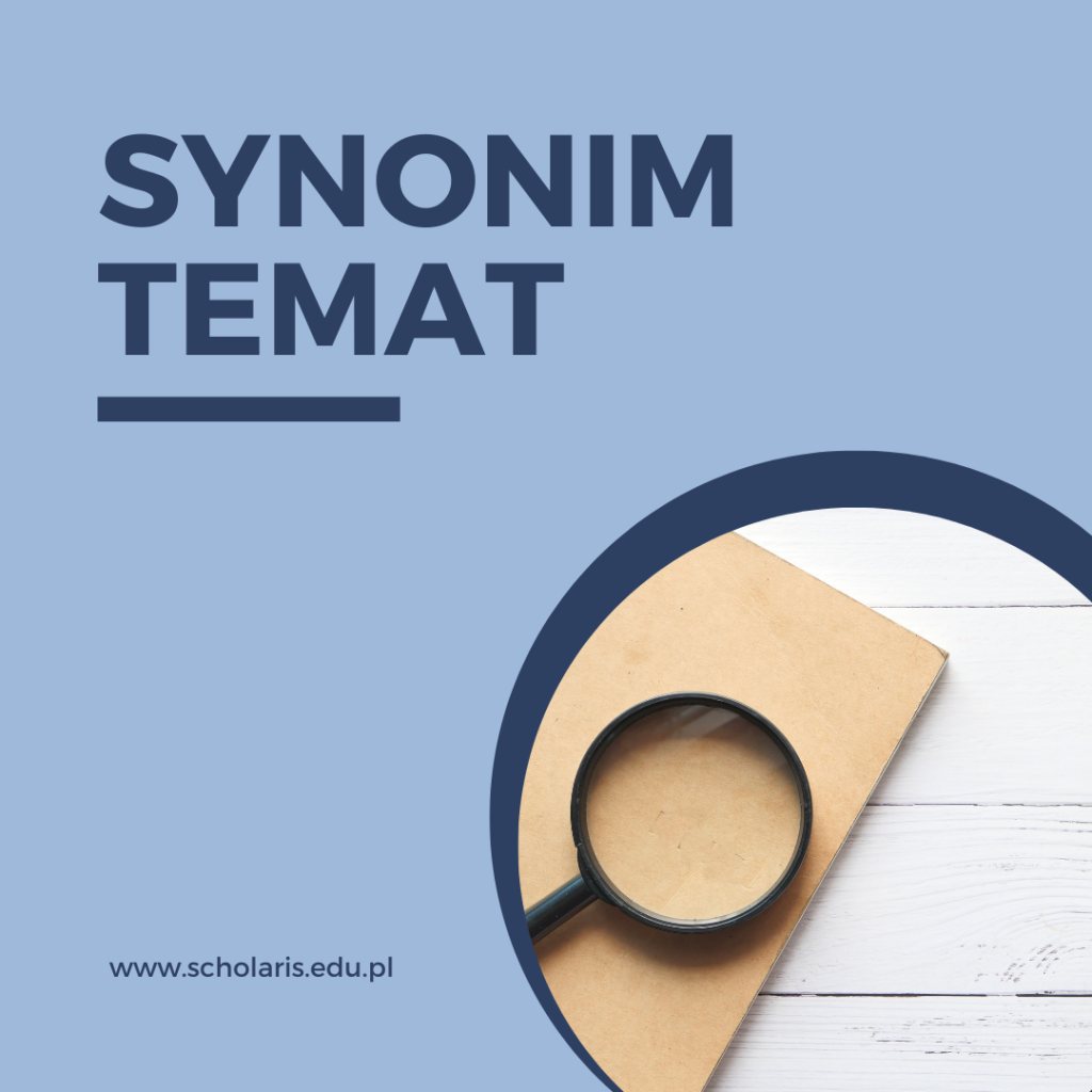 Temat – synonimy tego słowa